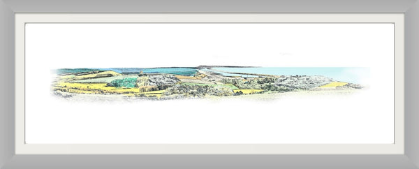 Portland from Abbotsbury Hill (Print)