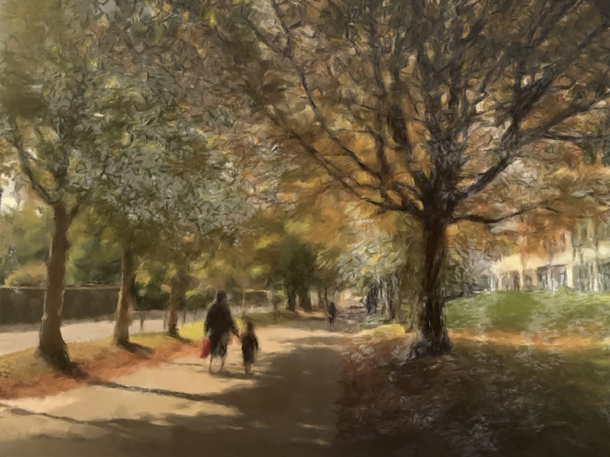 South Walks, Dorchester (Limited Edition Print)