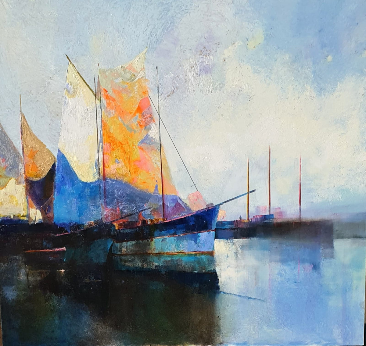 Sunset Sail (Original Painting)