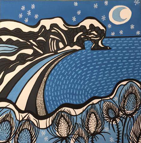Winter at Durdle Door (Framed Limited Edition Print)