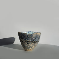 Textured Bowl - Light Blue Glaze
