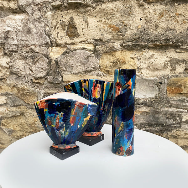Medium Slabbed Vase on Marble