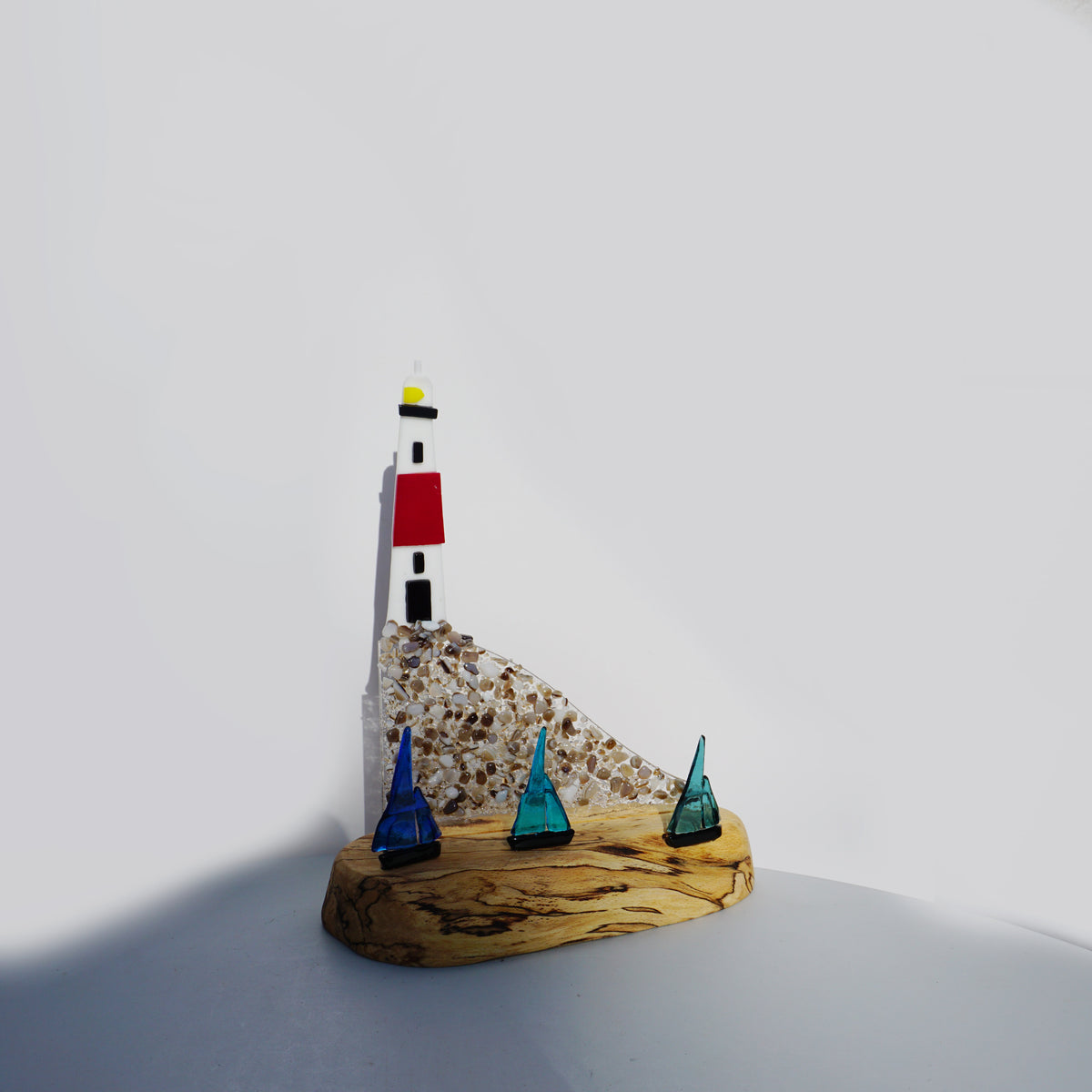 Lighthouse with Boats (Medium)