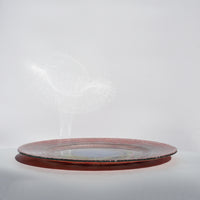 Large Plate - Pink & Gold