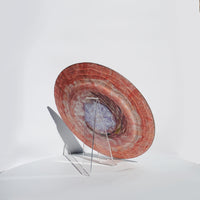 Large Plate - Pink & Gold