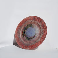 Large Plate - Pink & Gold