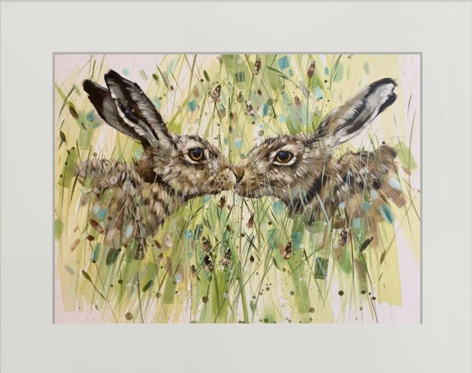 Hare Pair (Print)