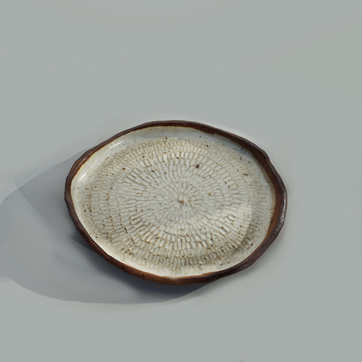 Textured Wood Fired Platter