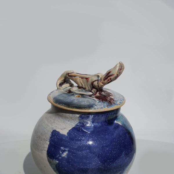 Small Jar with Lobster Lid