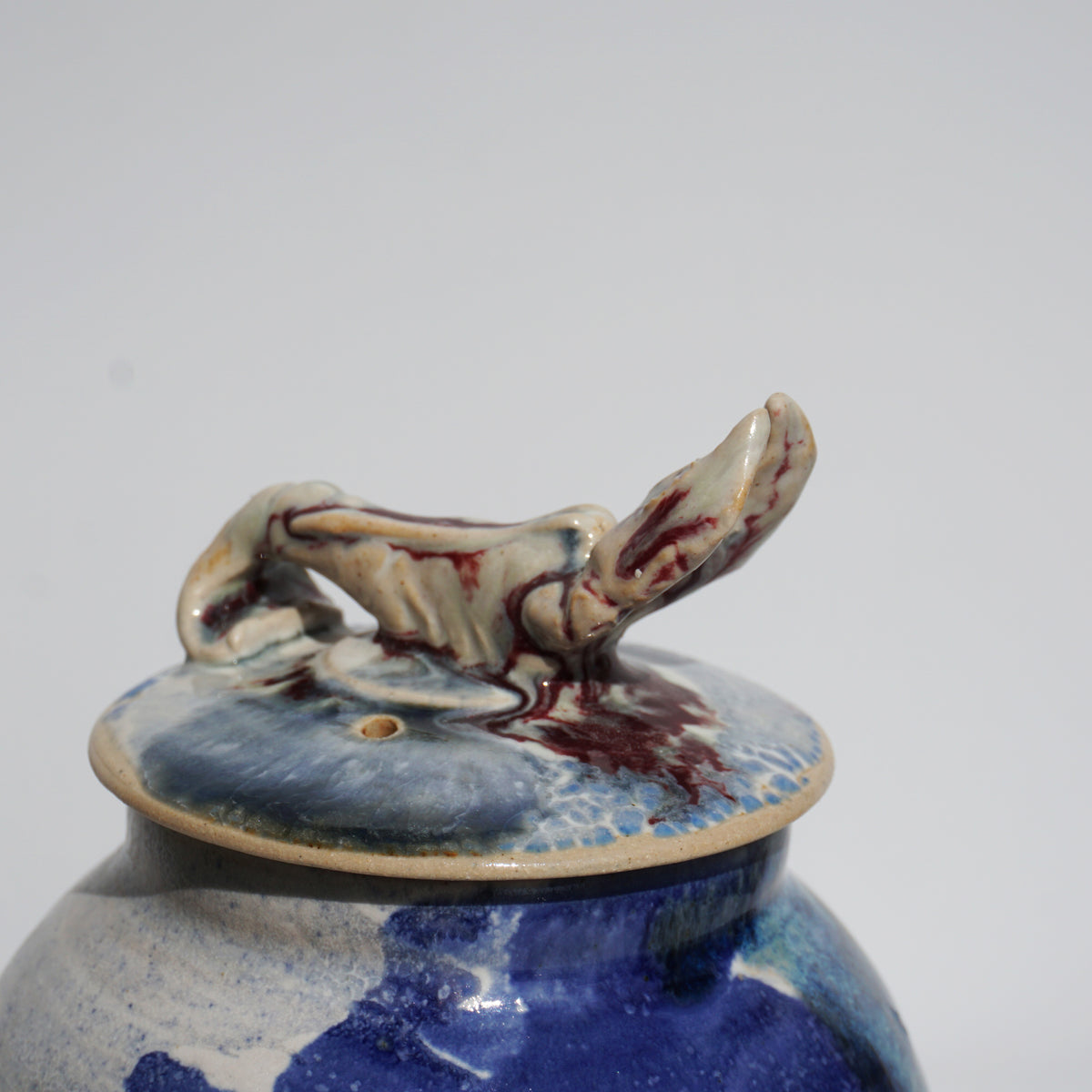 Small Jar with Lobster Lid