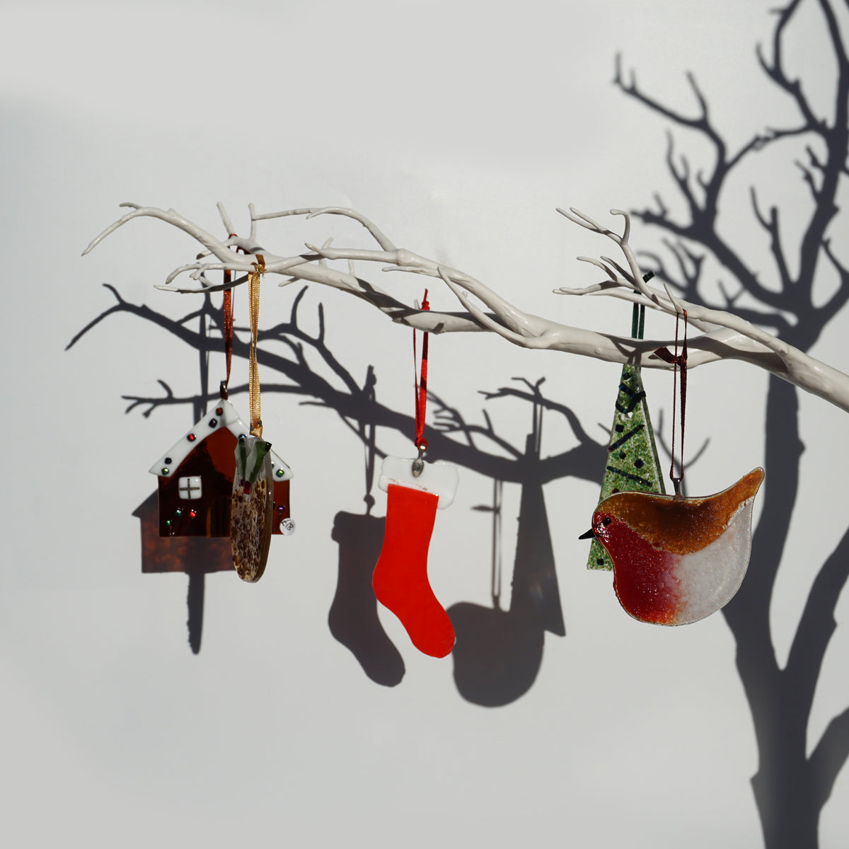 Christmas Tree Glass Ornaments