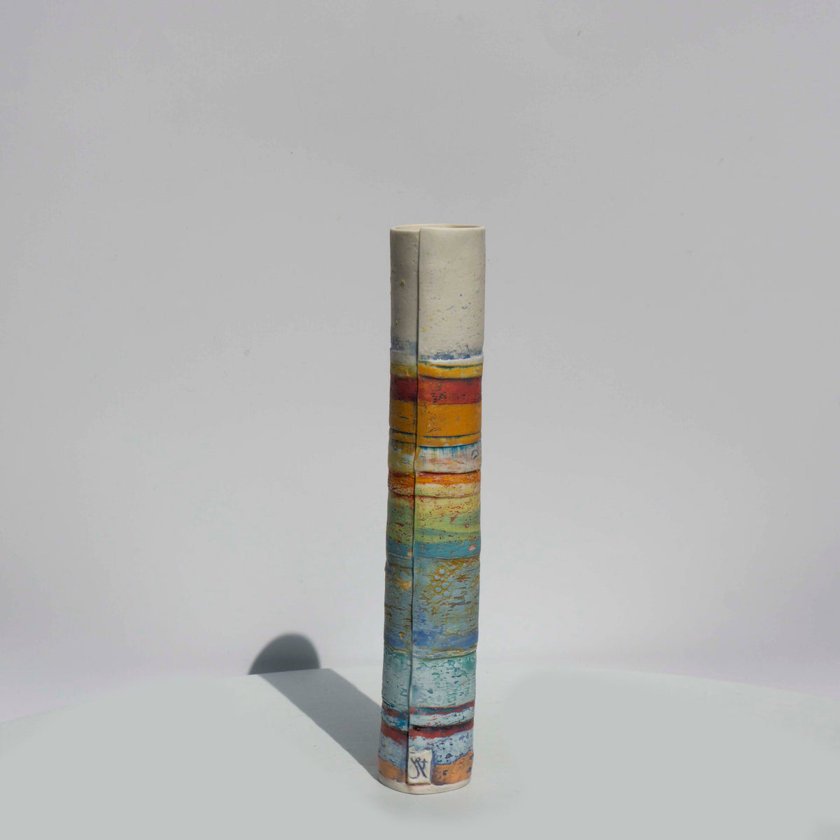 Small Sea stripe Vessel #4