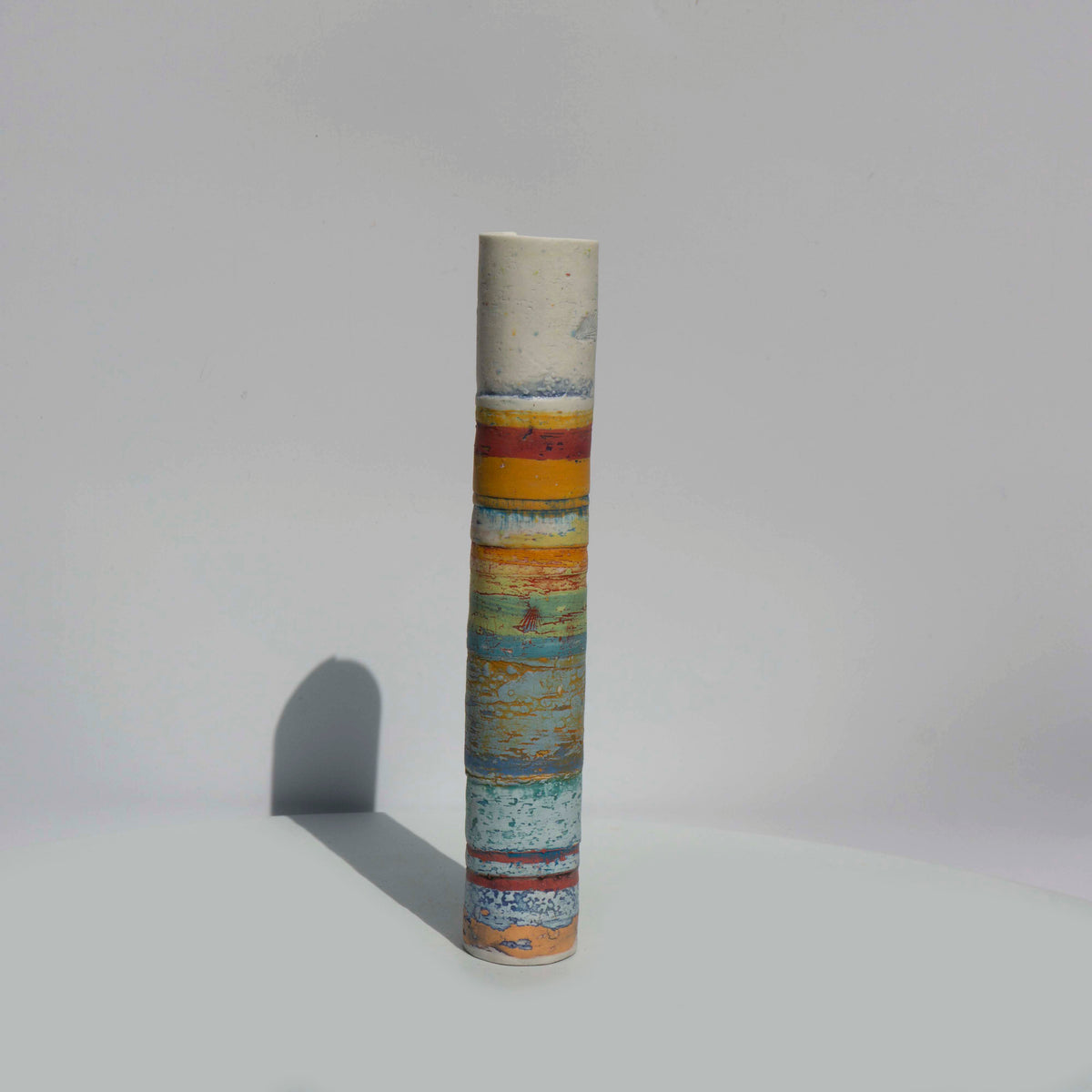 Small Sea stripe Vessel #4