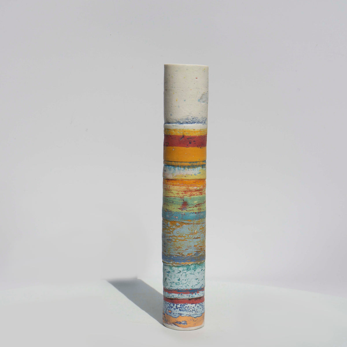 Small Sea stripe Vessel #4