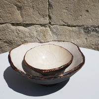 Medium Copper Edged Bowl