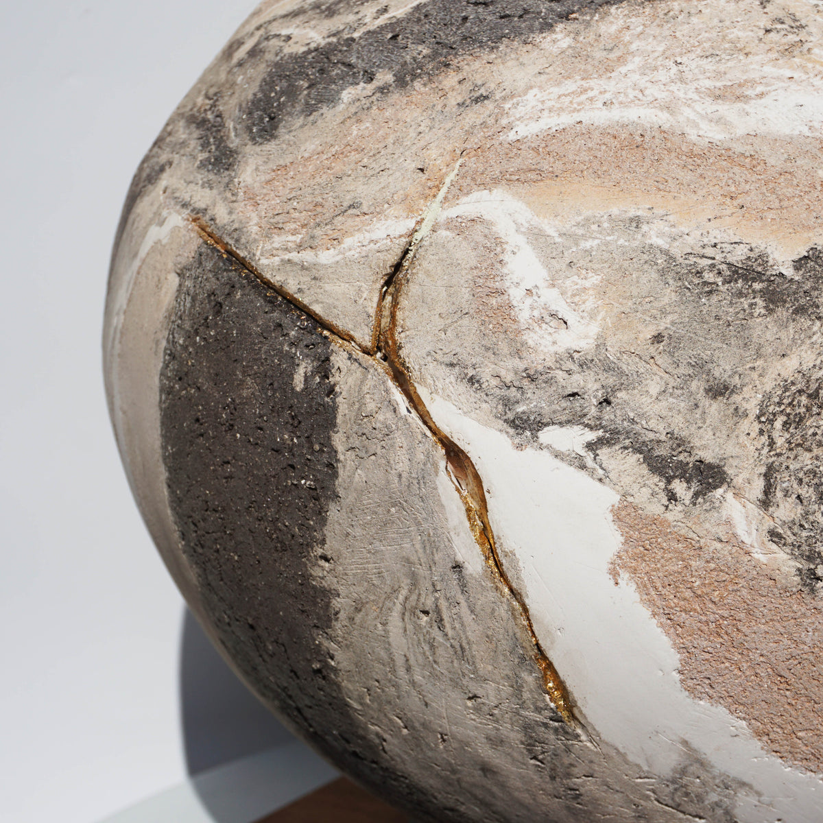 Giant Strata Sphere on Iroko Base