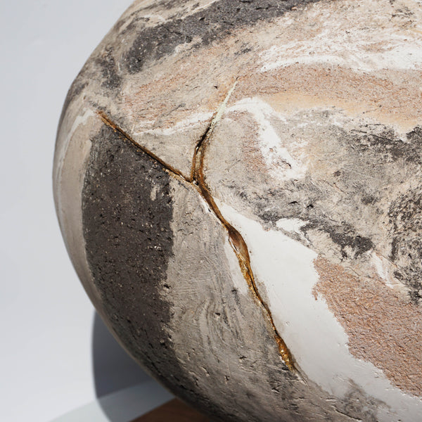 Giant Strata Sphere on Iroko Base
