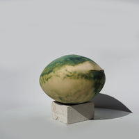 Blue Earth Globe on Marble