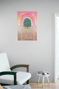 Loving Sunset Lone Tree