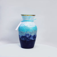 Traditional Vase - dark Blue & Gold