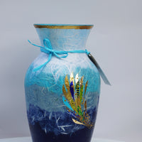 Traditional Vase - dark Blue & Gold