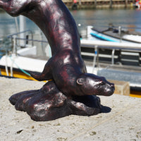 Large Otter Diving - Premier Finish
