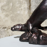 Large Otter Diving - Premier Finish