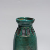 Raku Faceted Bottle #1