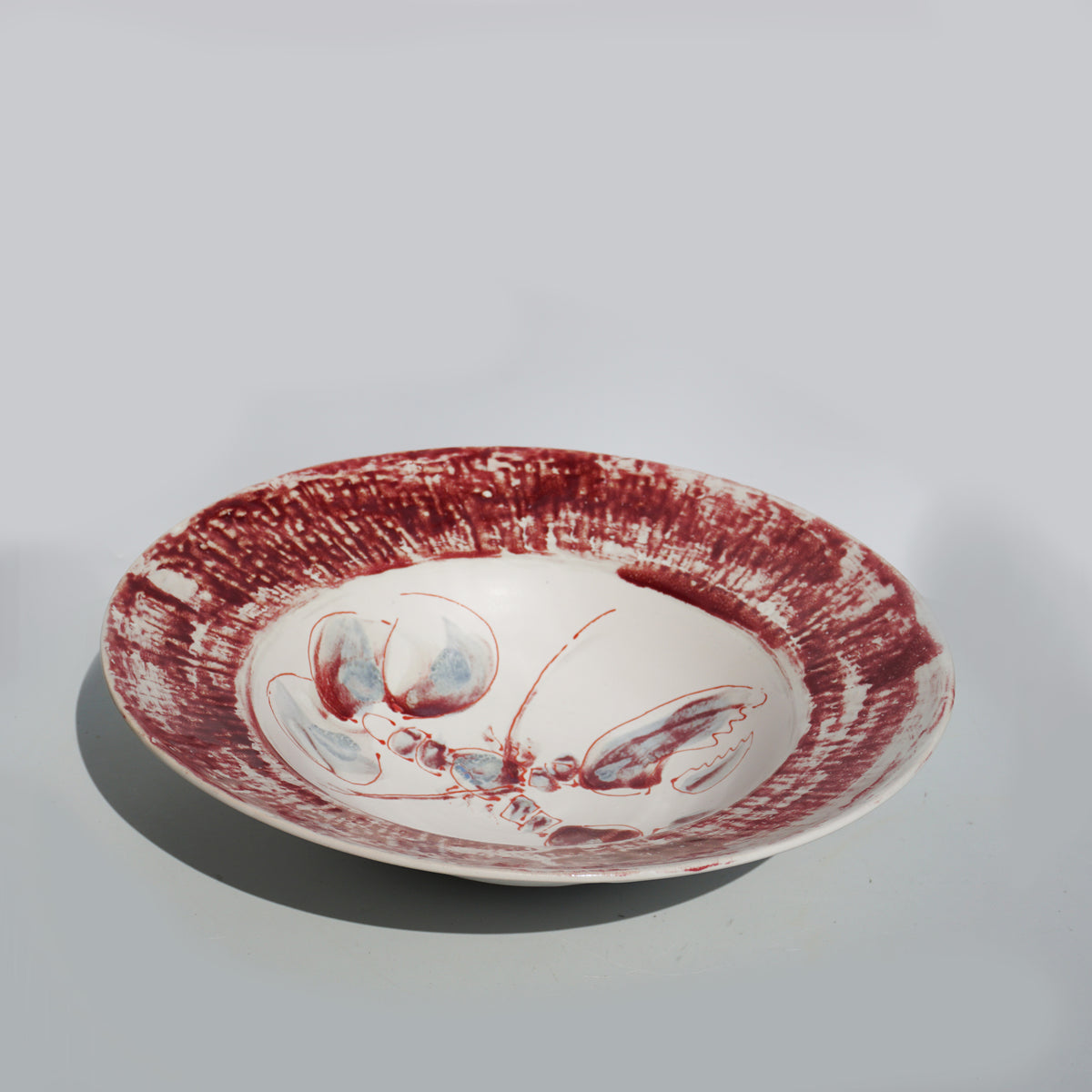 Large Lobster Bowl - Red