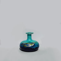 Wide Potion Bottle - Navy Blue / Green