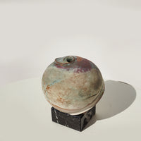 Of Fire and Metal Bowl on Marble Base