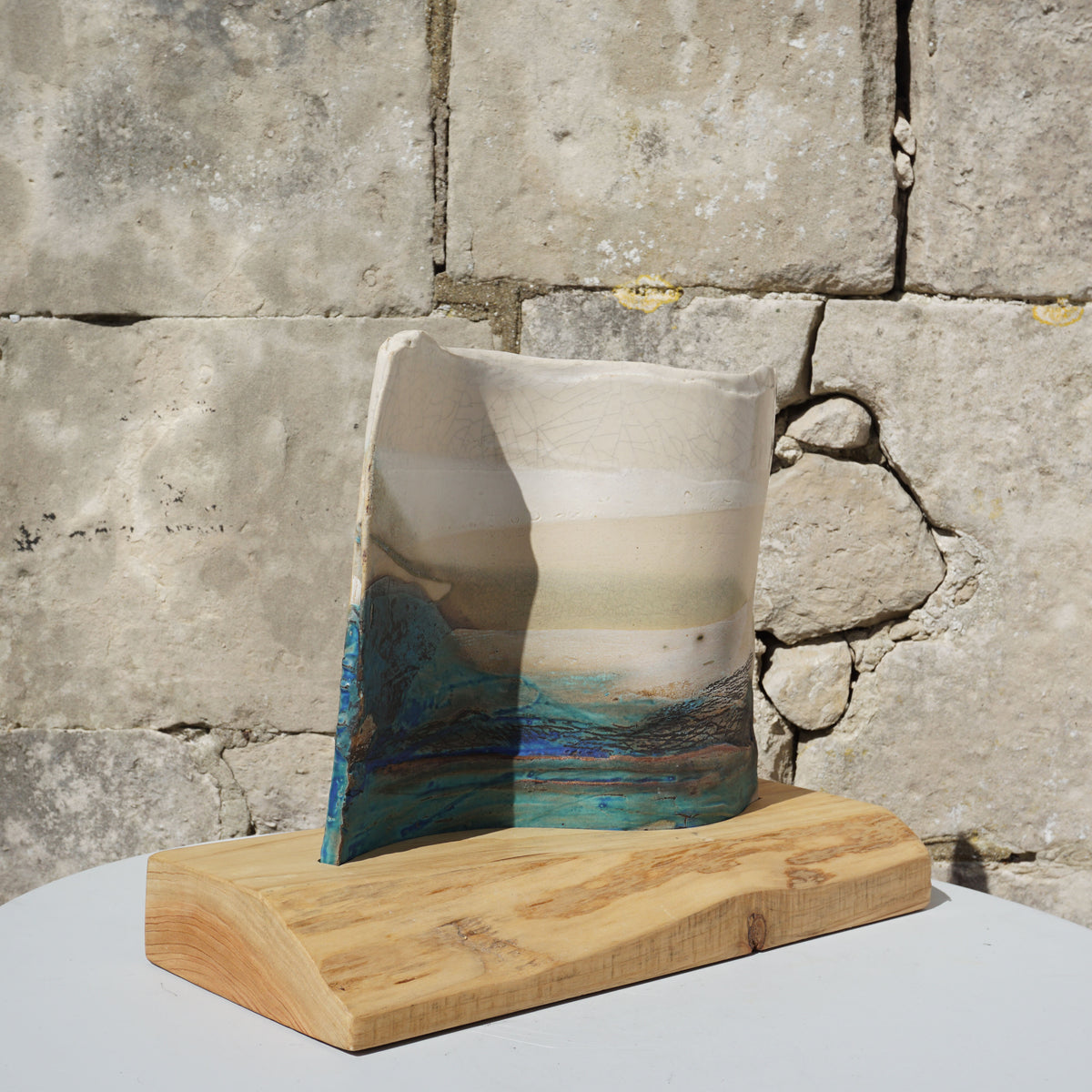 Coastal Wave on Cedar Base