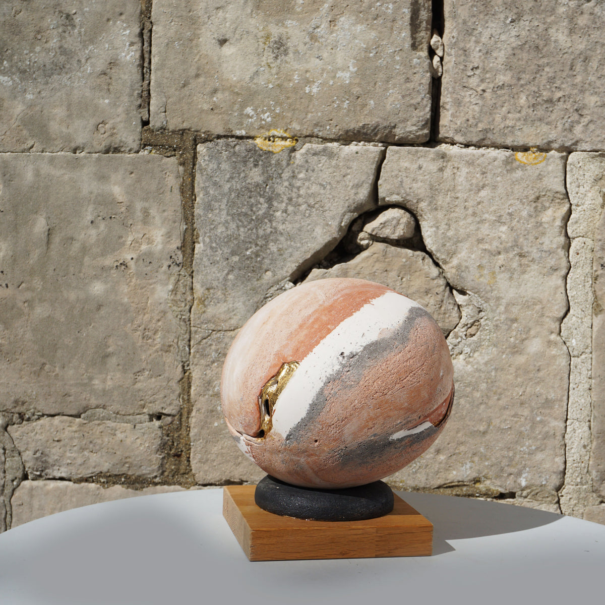 What Lies Beneath - Globe on a Beech Base #2