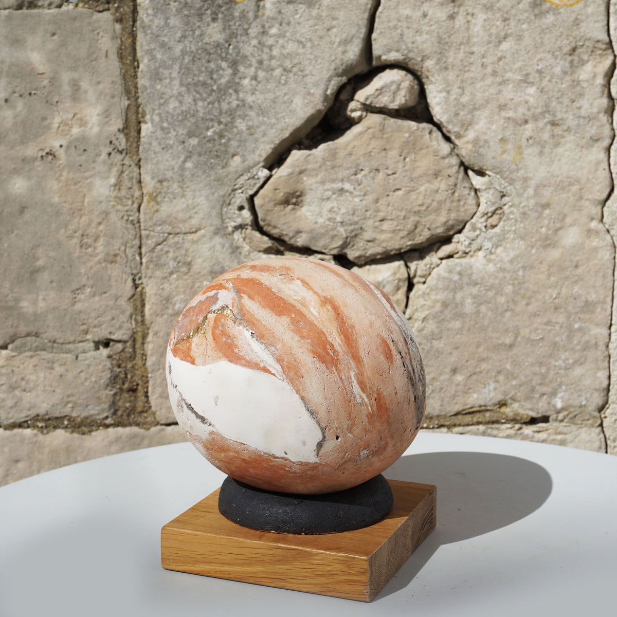 What Lies Beneath - Globe on a Beech Base #1