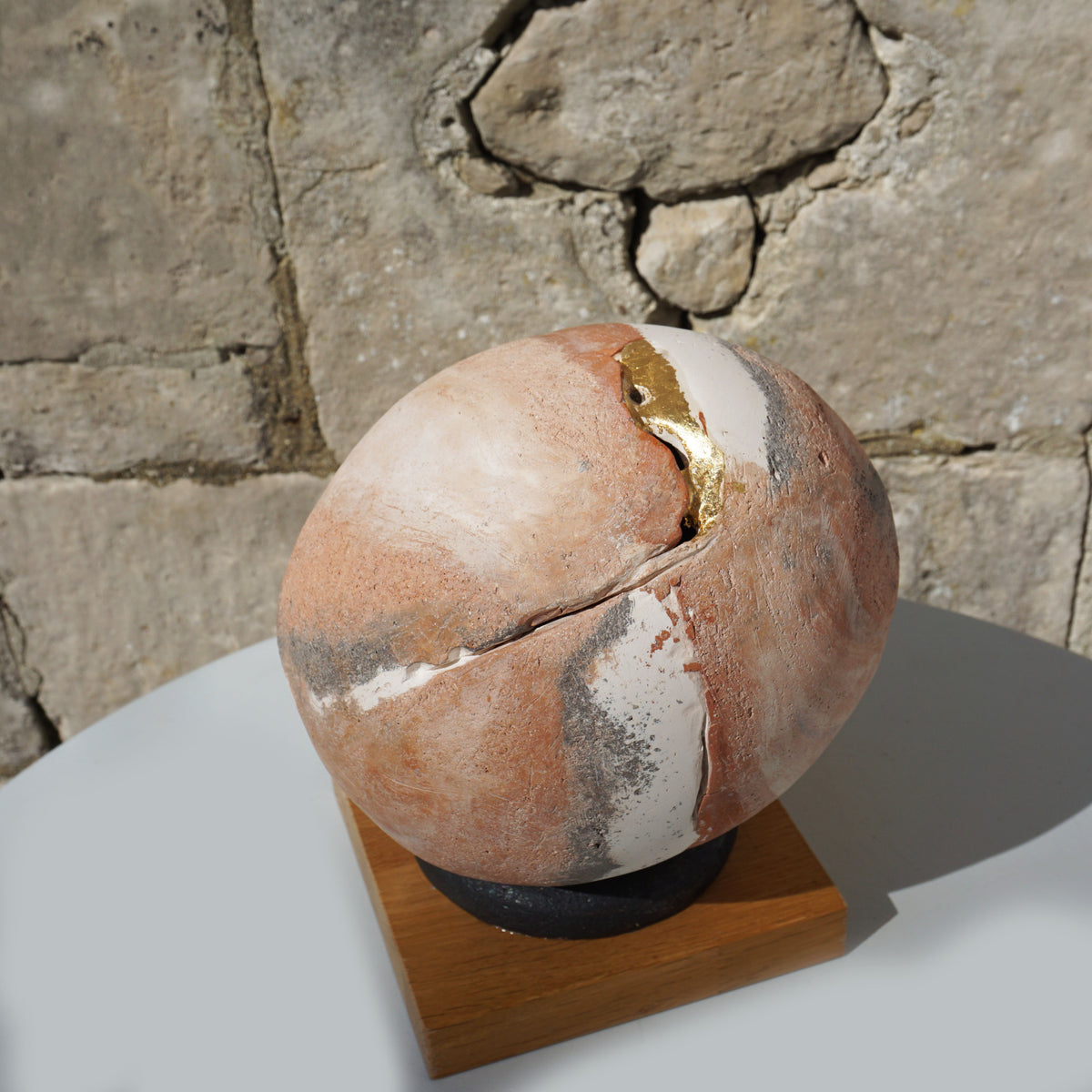What Lies Beneath - Globe on a Beech Base #2