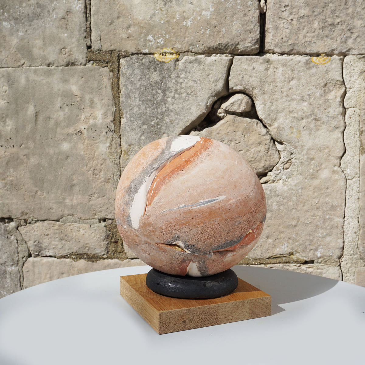 What Lies Beneath - Globe on a Beech Base #2