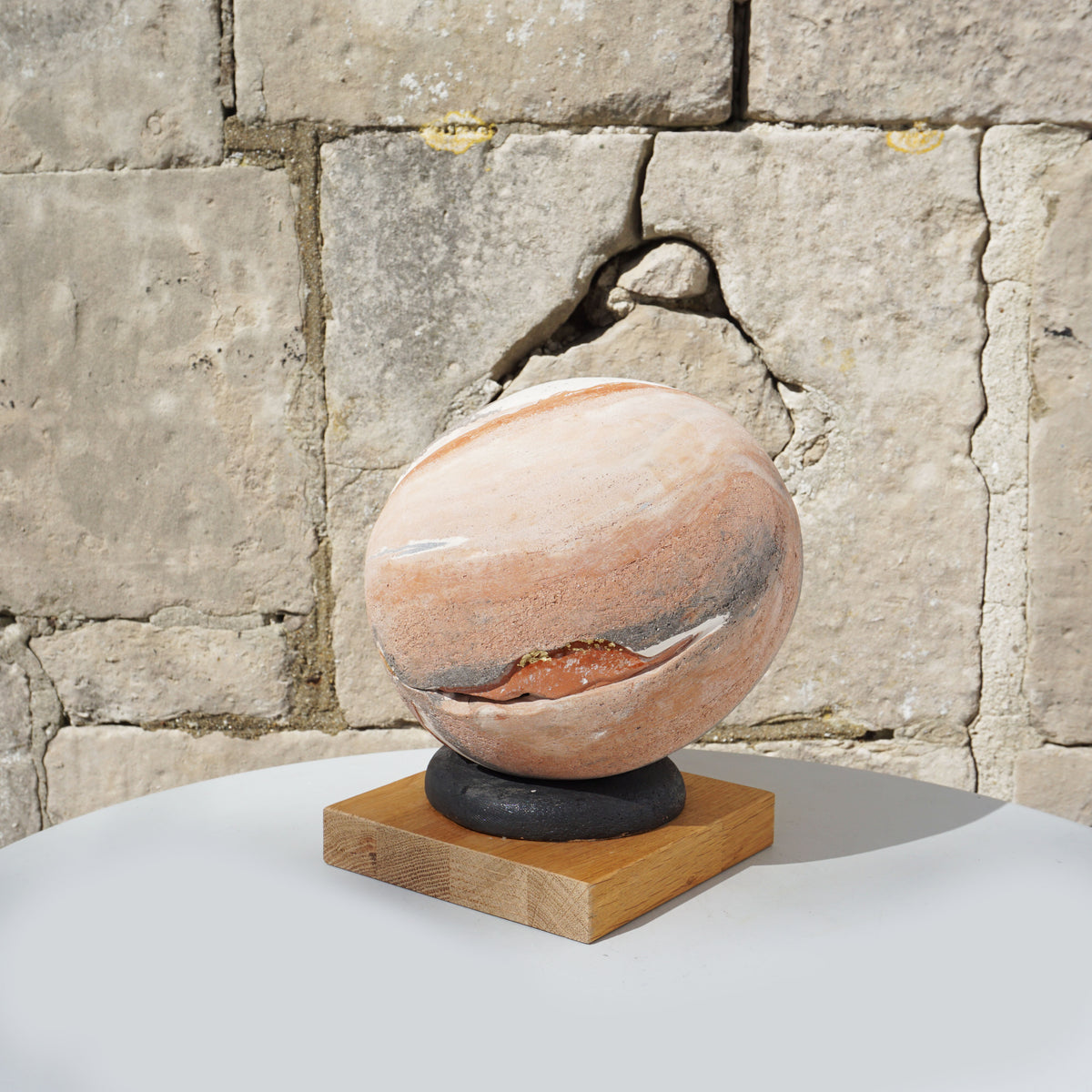 What Lies Beneath - Globe on a Beech Base #2