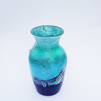 Traditional Vase - Blue & Silver