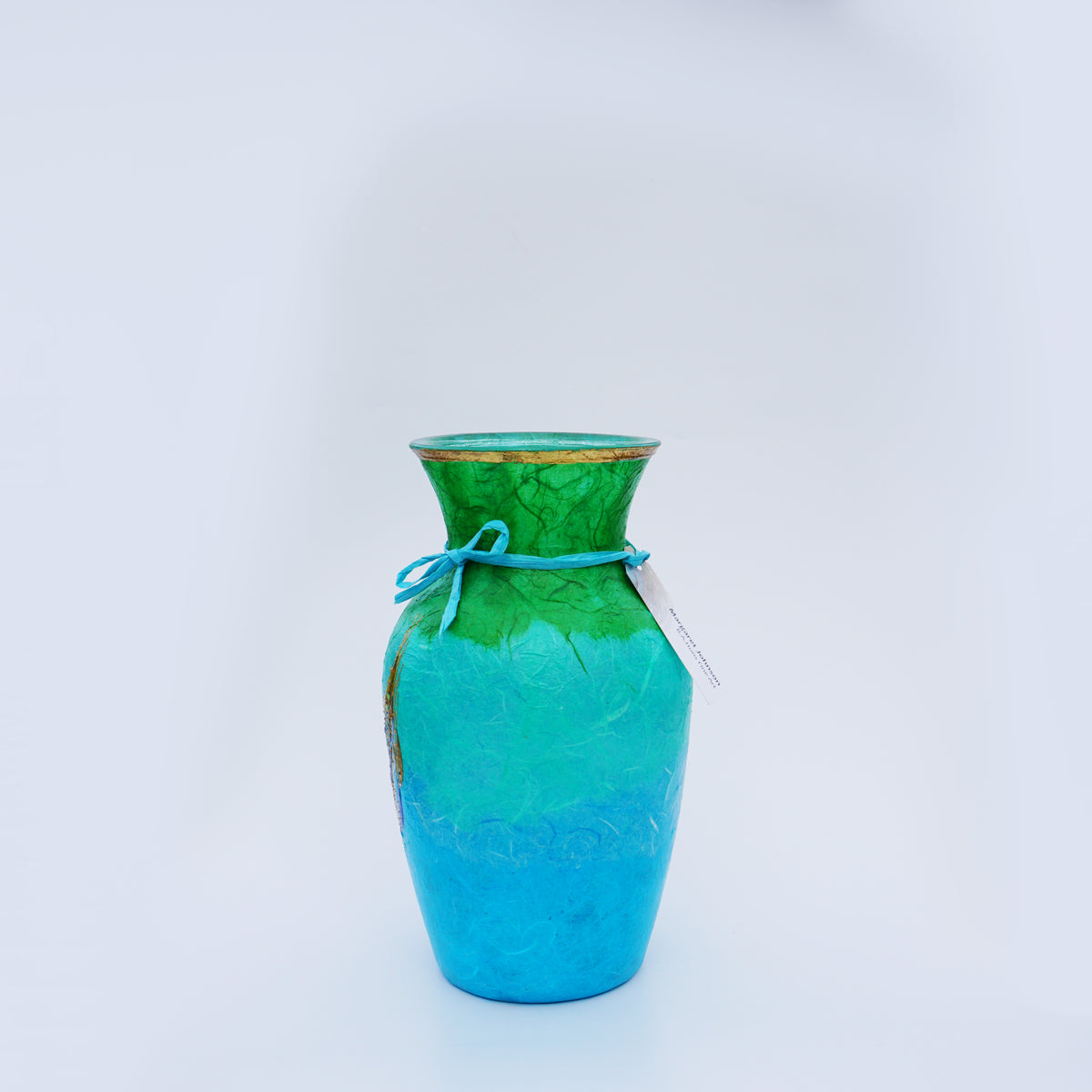 Traditional Vase - Green & Gold