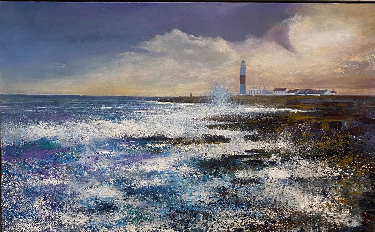 Waves Crash Over Portland