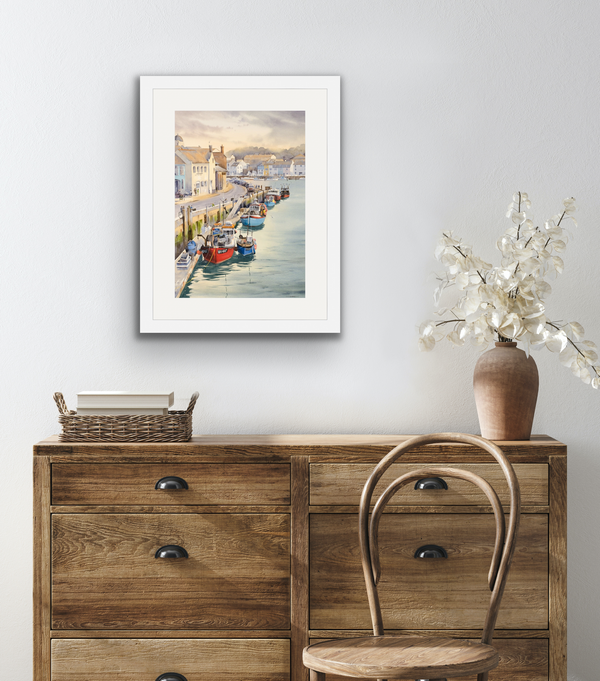The Old Harbour From Town Bridge (Framed Limited Edition Print)