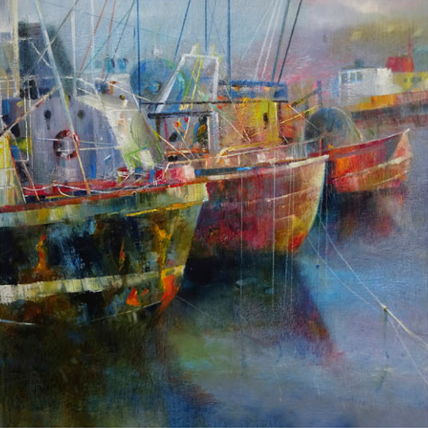 Rusty Fishing Boats (Framed Limited Edition Print)