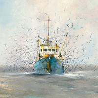 Trawling Home (Framed Limited Edition Print)