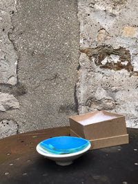 Aqua Porcelain Bowl (Mini)
