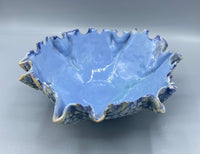 Convoluted Blue/Mauve Bowl