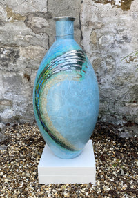 Tall Fat Bottle Vase