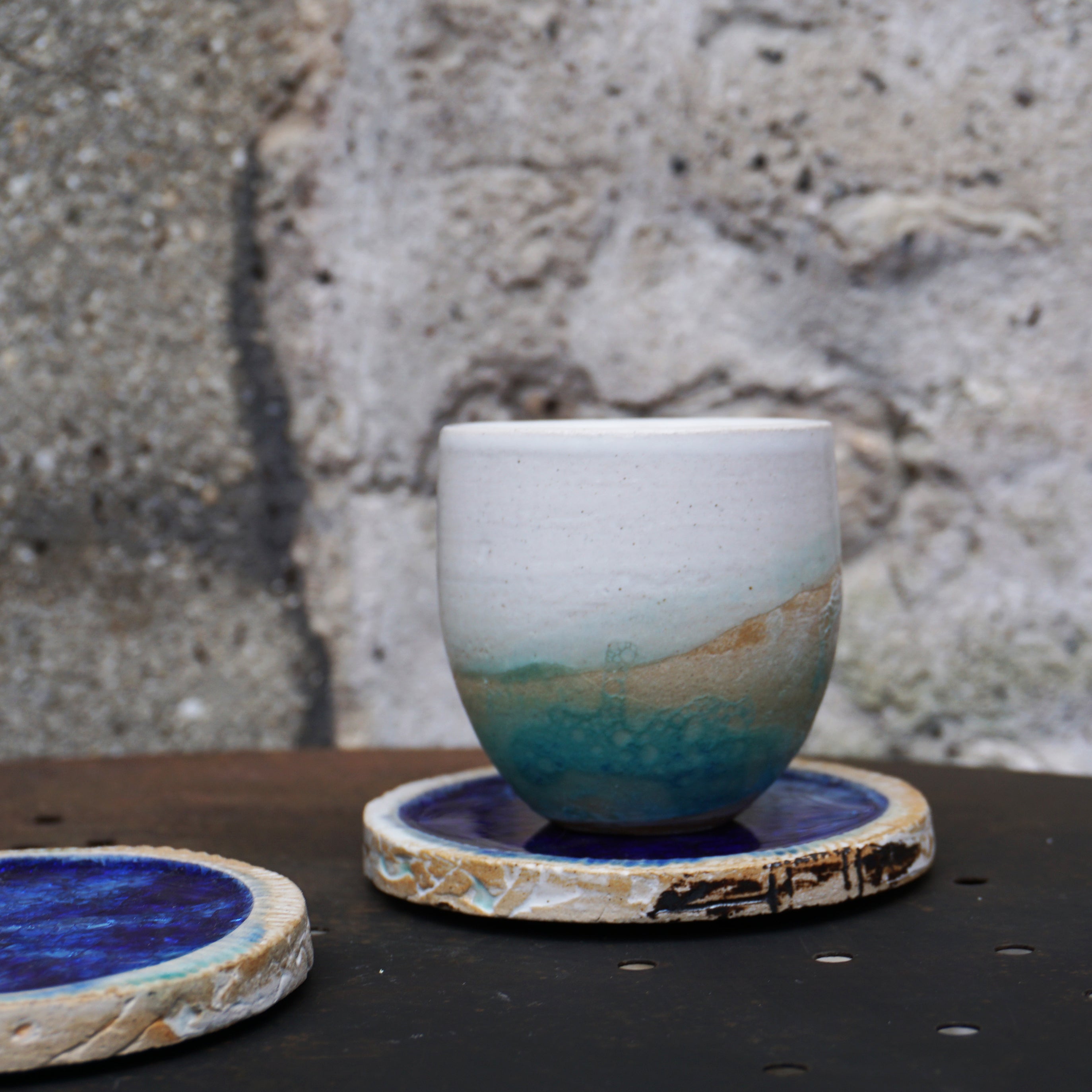 Stoneware Coasters Large