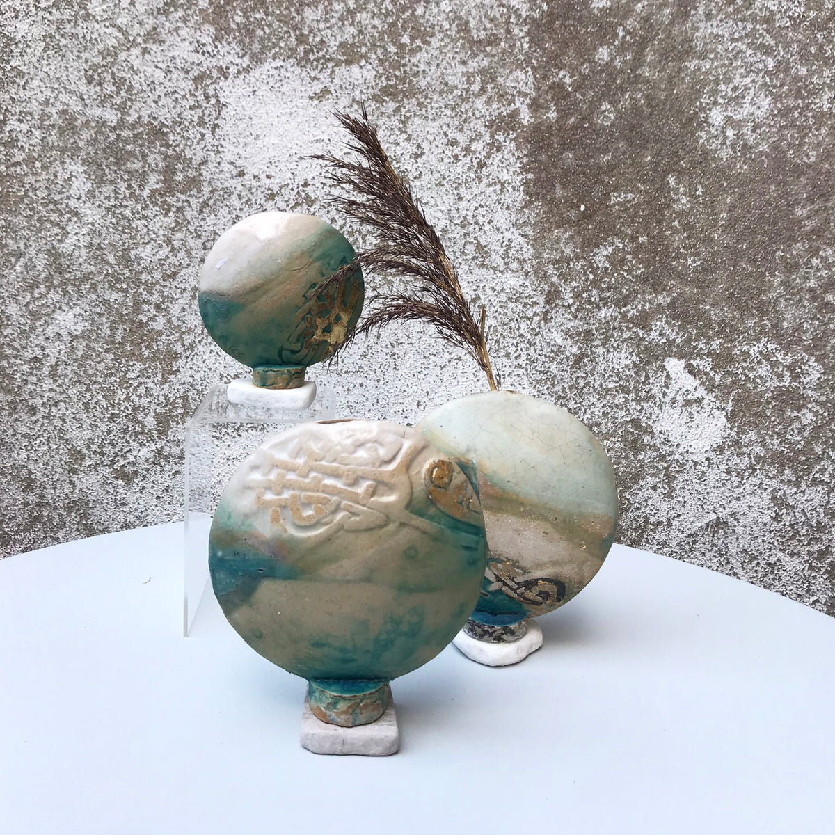 Pebble Ikebana Vase #17