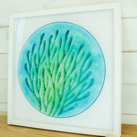 Large Round Coral Frame - Square