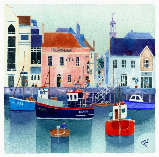 Busy Harbour Weymouth (Limited Edition Print)